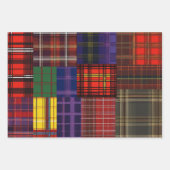 Scottish Tartan Swatch Geschenkpapier Set (Vorderseite 3)