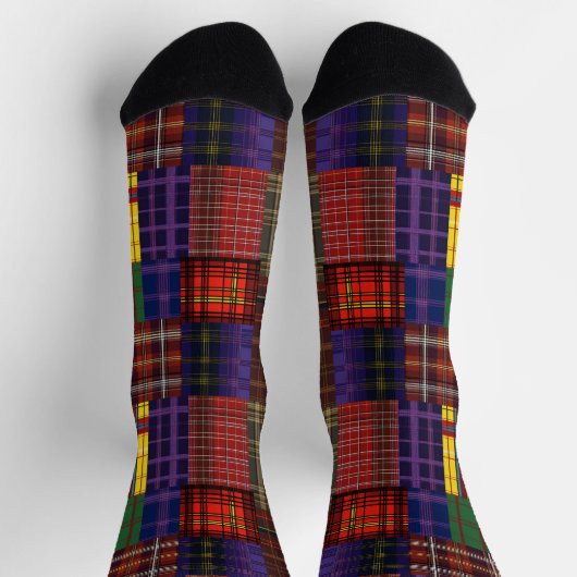 Scottish Tartan Swatch Socken (Oben)
