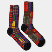 Scottish Tartan Swatch Socken (Rechts)