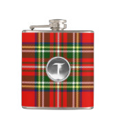 SCOTTISH TARTAN WHITE GEMSTONE MONOGRAMM FLACHMANN (Vorderseite)