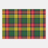 Scottish Tartans Black Watch, Malcolm, Buchanan Geschenkpapier Set (Vorderseite 2)