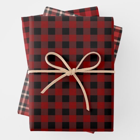 Scottish Tartans Geschenkpapier Set (Beispiel)