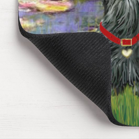 Scottish Terrier 12 - Lilies 2 Mousepad (Ecke)