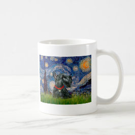 Scottish Terrier 12c - Starry Night Kaffeetasse