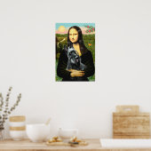 Scottish Terrier 3 - Mona Lisa Poster (Küche)