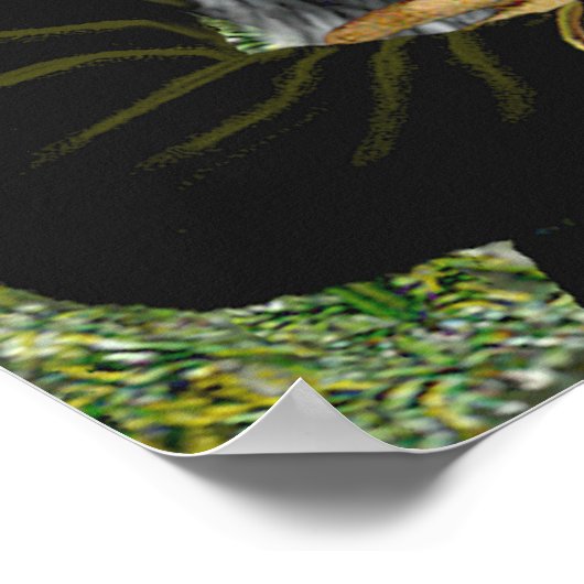 Scottish Terrier 3 - Mona Lisa Poster (Ecke)