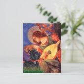 Scottish Terrier 6 - Mandolin Angel Postkarte (Stehend Vorderseite)