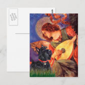 Scottish Terrier 6 - Mandolin Angel Postkarte (Vorne/Hinten)