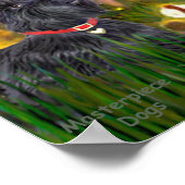 Scottish Terrier 6-Mid Eve Poster (Ecke)