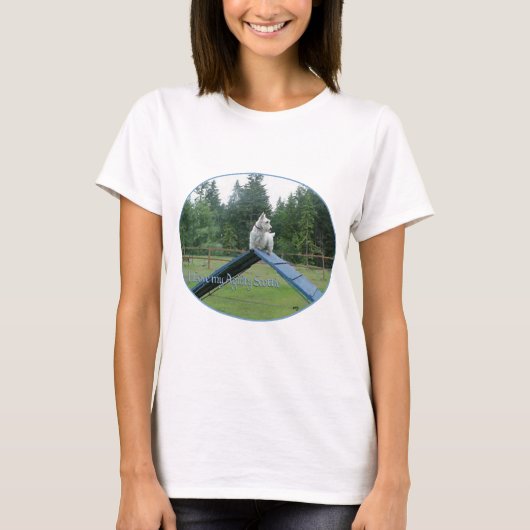 Scottish Terrier Agility Design T-Shirt (Vorderseite)