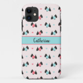 Scottish Terrier and Hearts Case-Mate iPhone Hülle (Rückseite)