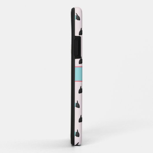 Scottish Terrier and Hearts Case-Mate iPhone Hülle (Hinten/Rechts)