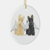 Scottish Terrier Angels Keramik Ornament (Rechts)