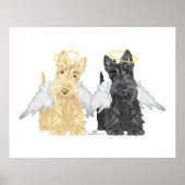 Scottish Terrier Angels Poster (Vorne)