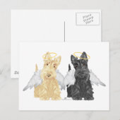 Scottish Terrier Angels Postkarte (Vorne/Hinten)