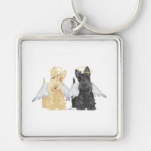 Scottish Terrier Angels Schlüsselanhänger (Vorne)