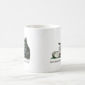 Scottish-Terrier-angenehmes Leben Kaffeetasse (Mittel)