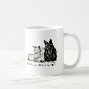 Scottish-Terrier-angenehmes Leben Kaffeetasse