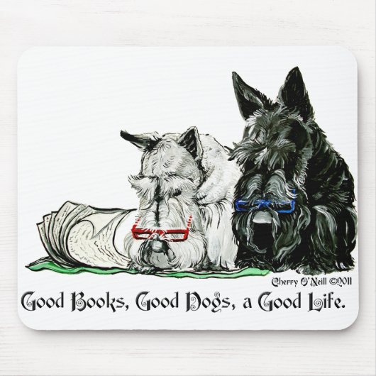 Scottish-Terrier-angenehmes Leben Mousepad (Vorne)