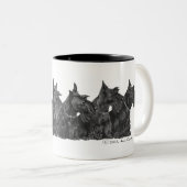 Scottish Terrier Ansammlung Zweifarbige Tasse (VorderseiteRechts)