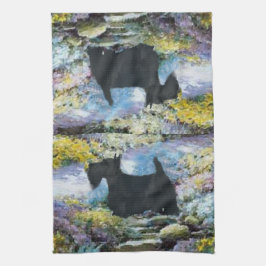 Scottish Terrier Art Gifts Handtuch