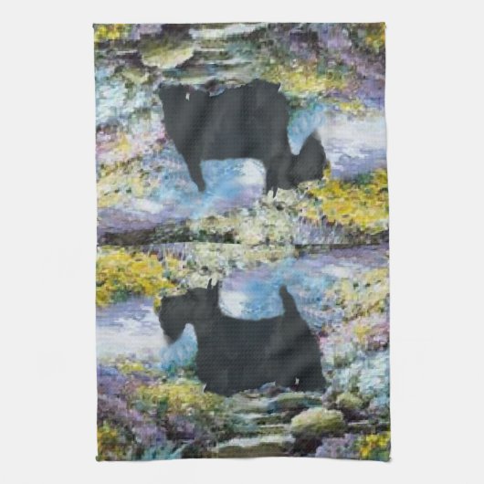 Scottish Terrier Art Gifts Handtuch (Vertikal)