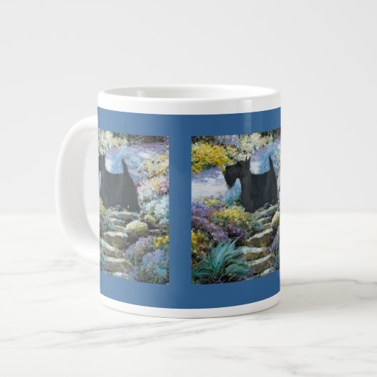 Scottish Terrier Art Gifts Jumbo-Tasse (Vorderseite Links)