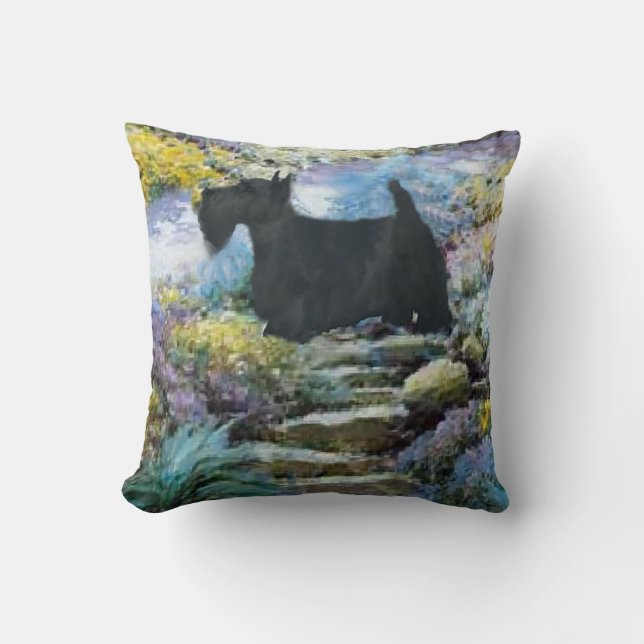 Scottish Terrier Art Gifts Kissen (Vorderseite)