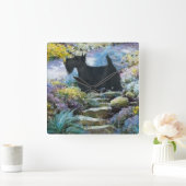 Scottish Terrier Art Gifts Quadratische Wanduhr (Zuhause)