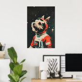 Scottish Terrier Astronaut Poster, Scottish Poster (Heimbüro)