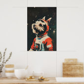 Scottish Terrier Astronaut Poster, Scottish Poster (Küche)