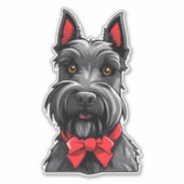 Scottish Terrier Aufkleber (Vorderseite)