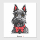 Scottish Terrier Aufkleber (Blatt)