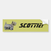 Scottish Terrier Autoaufkleber (Vorne)