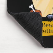 Scottish Terrier Beware The Scottish Terrier Hallo Mousepad (Ecke)