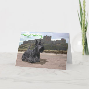 Scottish Terrier Birthday Card Karte