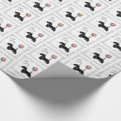 Scottish Terrier Birthday Geschenkpapier (Ecke)