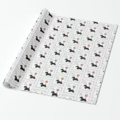 Scottish Terrier Birthday Geschenkpapier (Ungerollt)