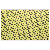 Scottish Terrier Black Silhouette, Rot/Rosa Bug Stoff (Fat Quarter (45,7 x 55,9 cm))