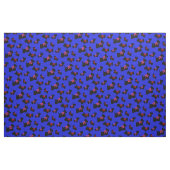 Scottish Terrier Black Silhouette, Rot/Rosa Bug Stoff (Fat Quarter (45,7 x 55,9 cm))