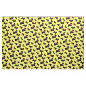 Scottish Terrier Black Silhouette, Rot/Rosa Bug Stoff (Fat Quarter (45,7 x 55,9 cm))