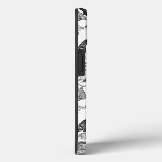 SCOTTISH Terrier Black Toile Case-Mate iPhone Hülle (Rückseite / Rechts)