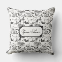 SCOTTISH Terrier Black Toile mit Individuelle Name