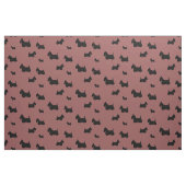 Scottish Terrier Black/Wheaten Silhouette Stoff (Fat Quarter (45,7 x 55,9 cm))