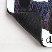 Scottish Terrier Black/Wheaten trio, schwarzer Hun Mousepad (Ecke)