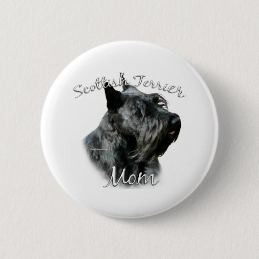 Scottish Terrier (blk) Mama 2 Button (Vorderseite)