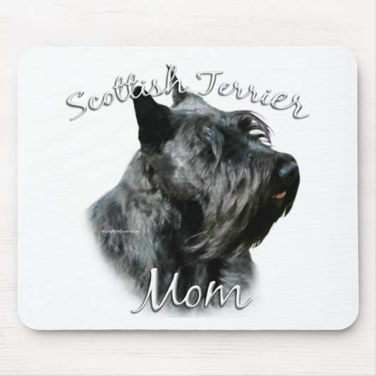 Scottish Terrier (blk) Mama 2 Mousepad (Vorne)