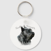 Scottish Terrier (blk) Mama 2 Schlüsselanhänger (Rückseite)