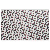 Scottish Terrier blk Silhouette, rot/pink/blau Stoff (Fat Quarter (45,7 x 55,9 cm))