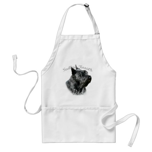 Scottish Terrier (blk) Vater 2 Schürze (Vorne)